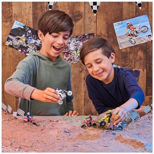 1:24 Scale Die-Cast Motorcycles with Rider Figure 5-Pack K650937