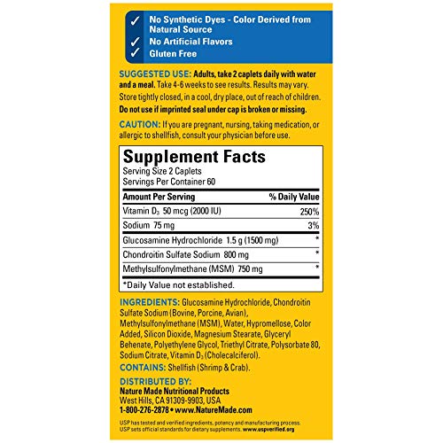 Triple Strength Caplets with Vitamin D3, 120 Count F3045