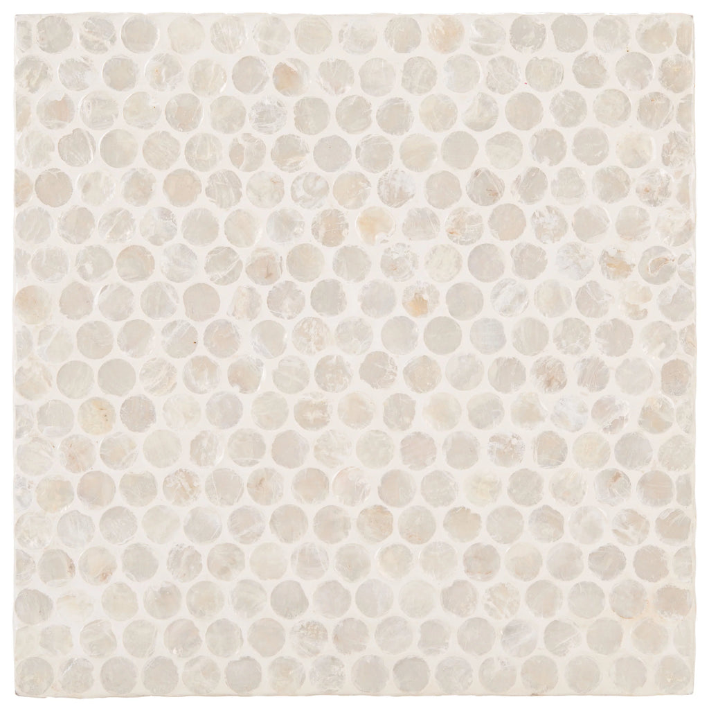 White Square Accent Table J9378
