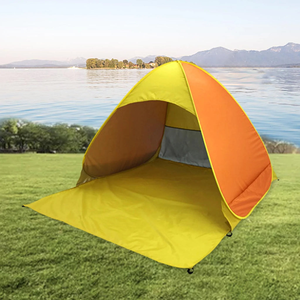 Orange Automatic Beach Tent V472481