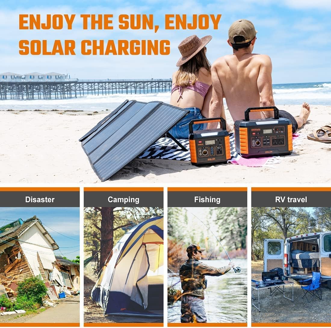 120W Foldable Solar Panel with 2 USB Ports & 18V DC Output P936879