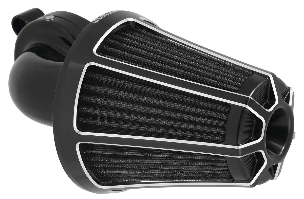 Black Beveled Air Cleaner Kit S201