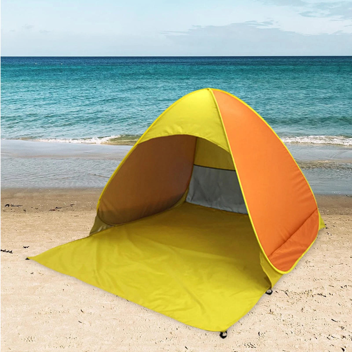 Orange Automatic Beach Tent V472481