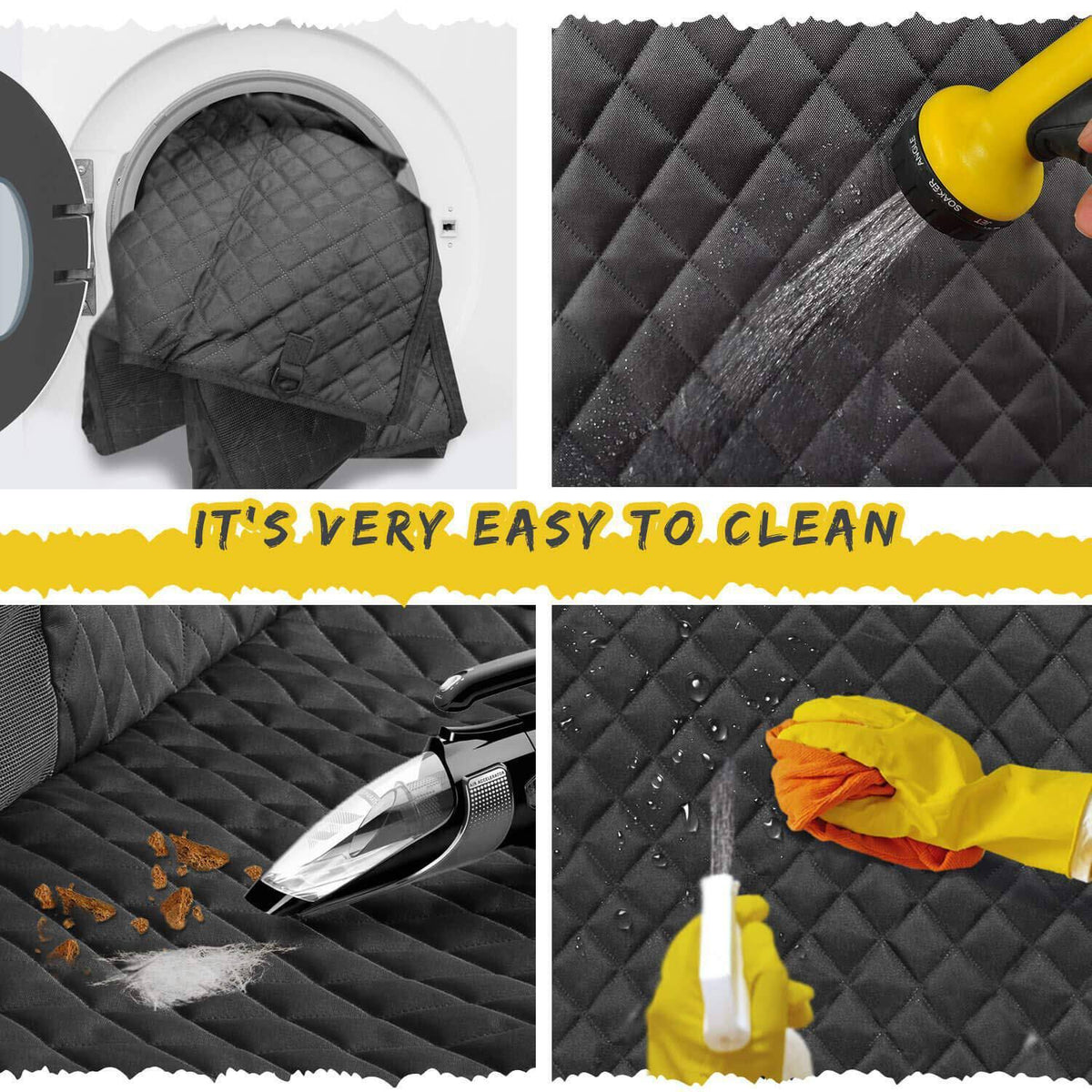 Waterproof Dog Car Seat Cover with Mesh Window Z952