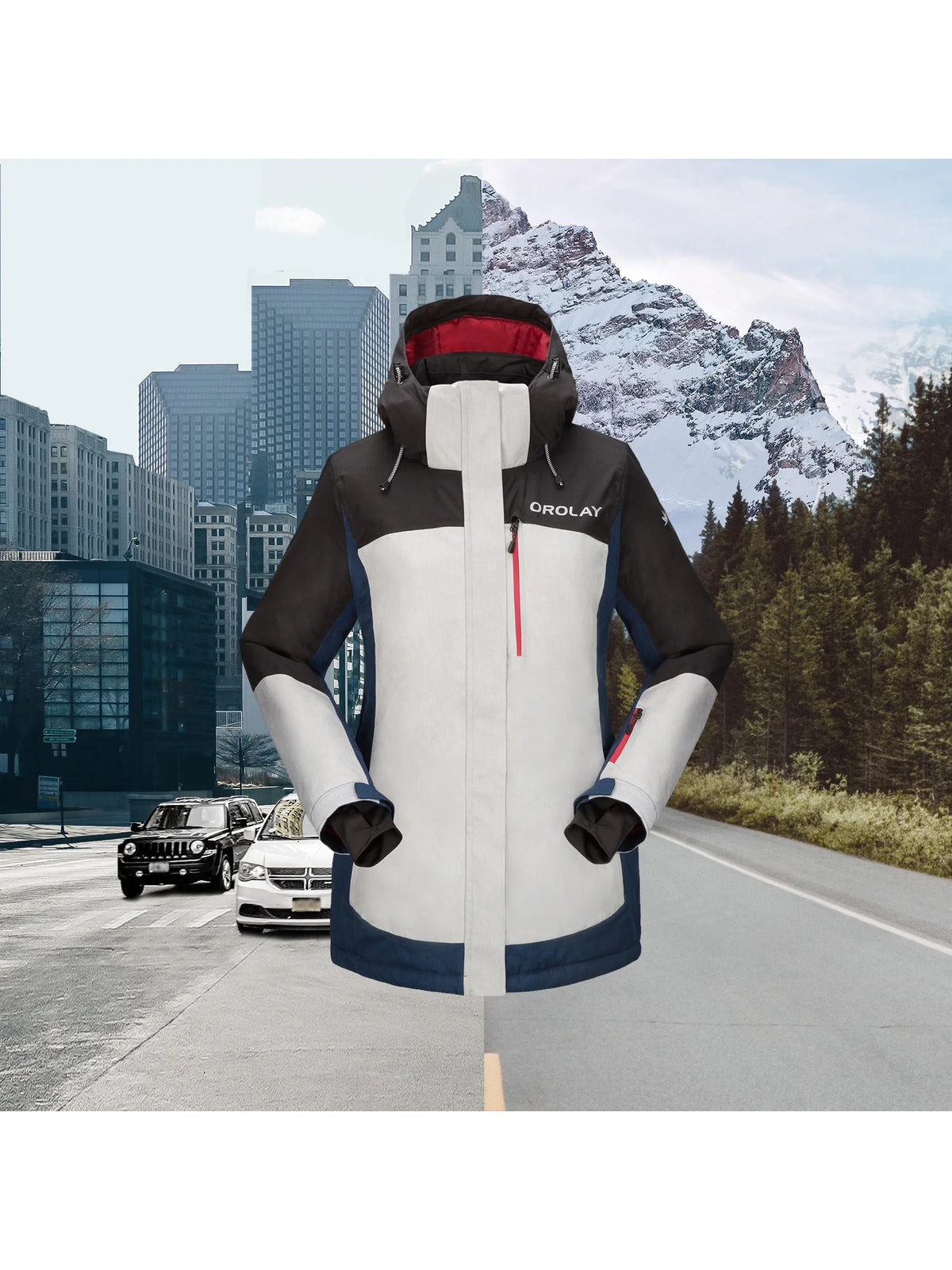 Waterproof Winter Ski Jacket D755069