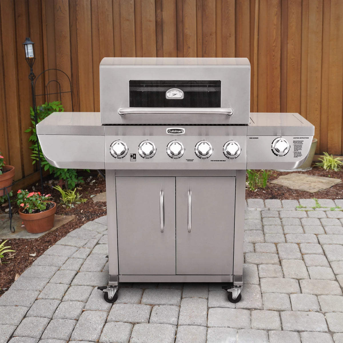 5-Burner Dual Fuel Gas Grill W6854