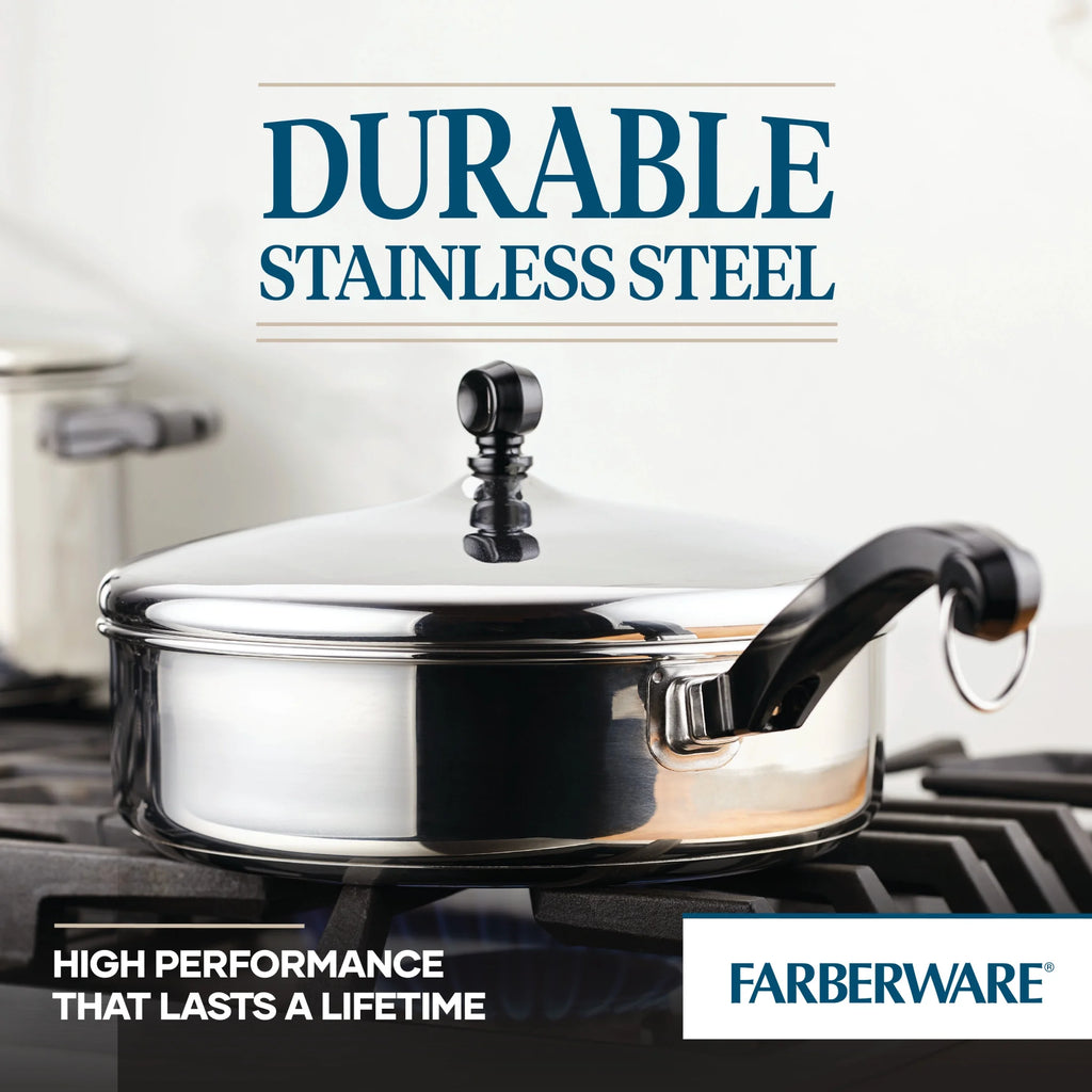 2.75 Quart Stainless Steel Saute Pan with Lid Z58133