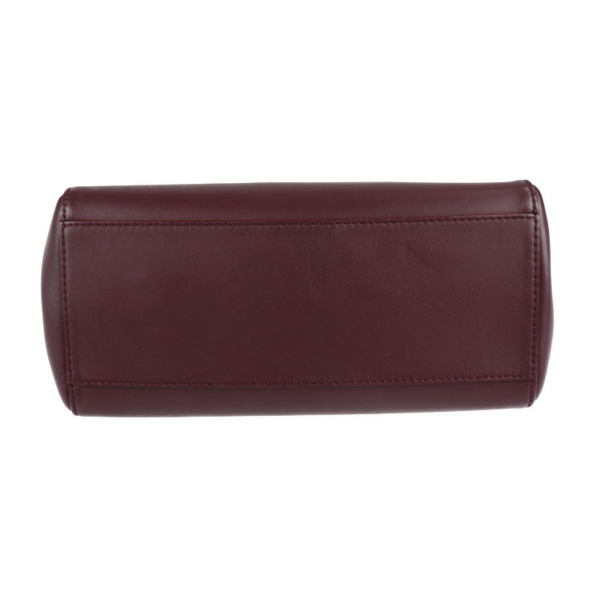 Bordeaux Calf Leather 2WAY Shoulder Bag Tote R869597