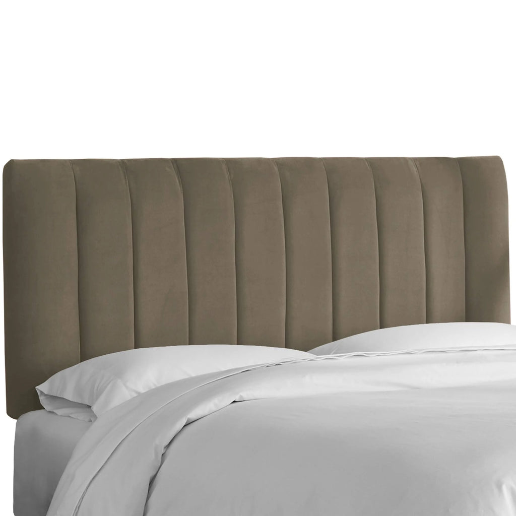 California King Velvet Headboard M7252