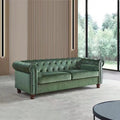 Large Green Velvet Sofa A178329