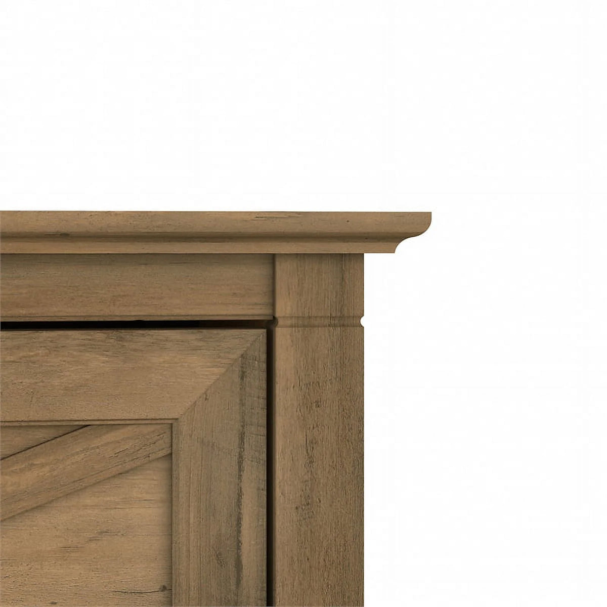 2 Drawer Contemporary Wood Lateral File Cabinet in Pine Y571725