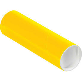 2 x 6x22 Yellow Mailing Tubes - 50/Case H245
