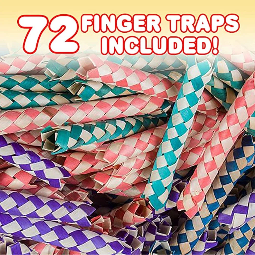 Bulk Pack of 72 Bamboo Finger Traps R9093