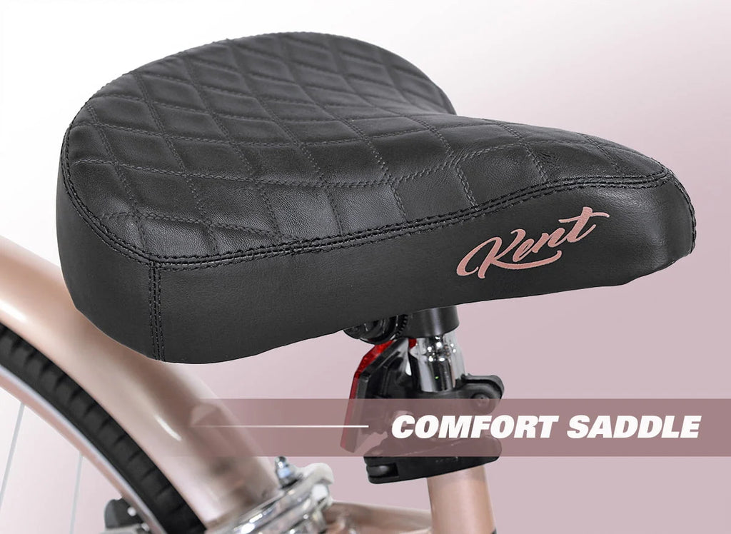 26 In. Rose Gold Women's Cruiser Bike A1355