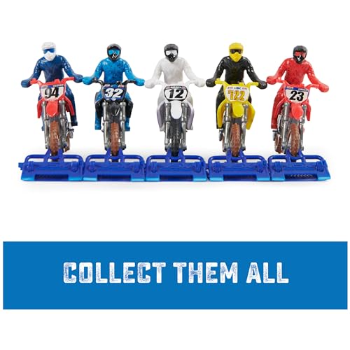 1:24 Scale Die-Cast Motorcycles with Rider Figure 5-Pack K650937