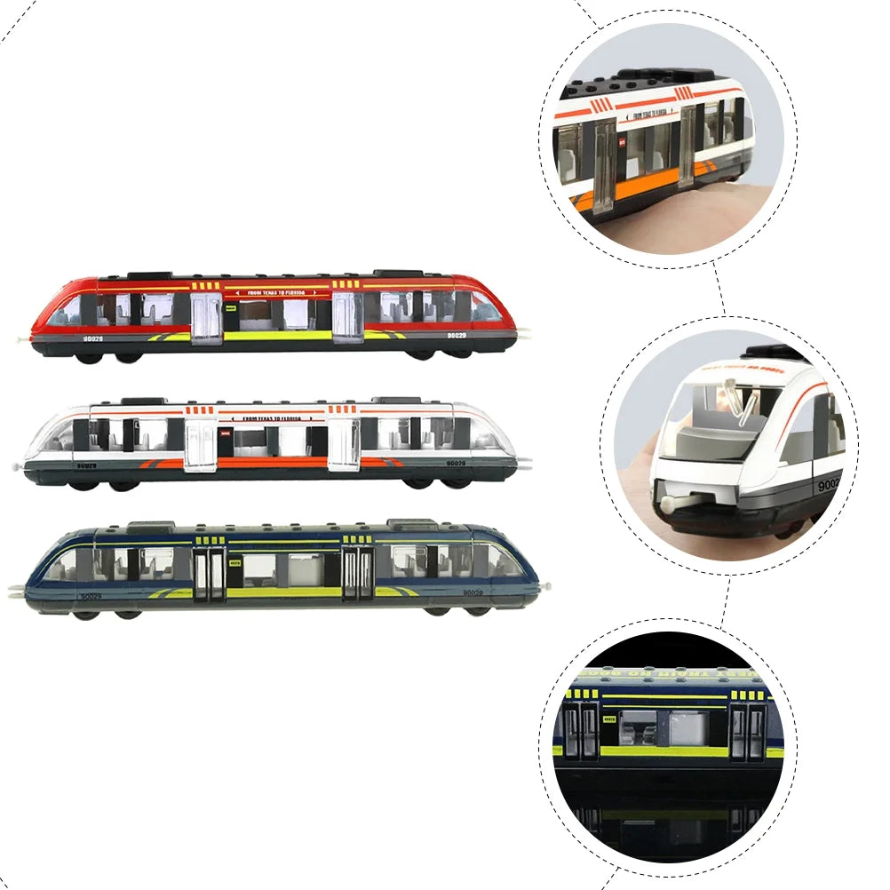 3pcs Simulation Electric Train Toy D934425