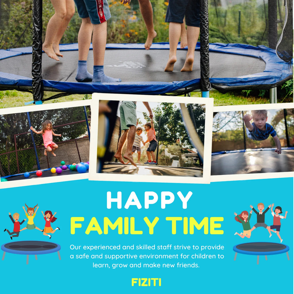 16FT Outdoor Trampoline with Basketball Hoop and Ladder K2043