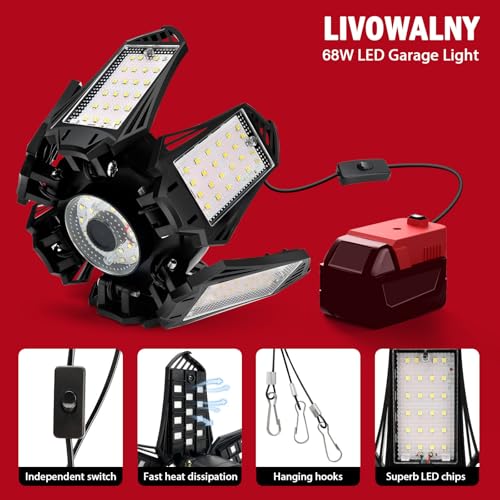 68W 6800LM LED Work Light X3766