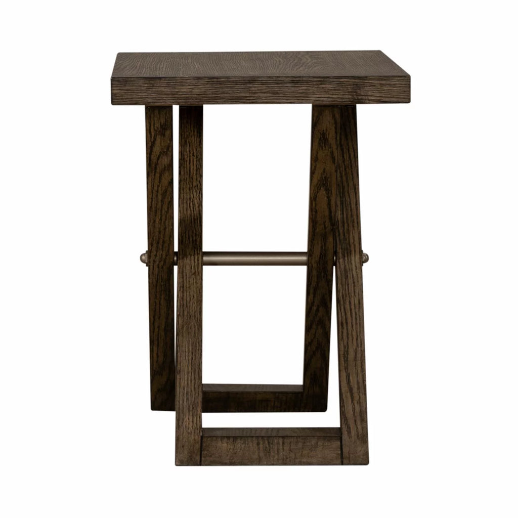 Russet Brown Chairside Table G481