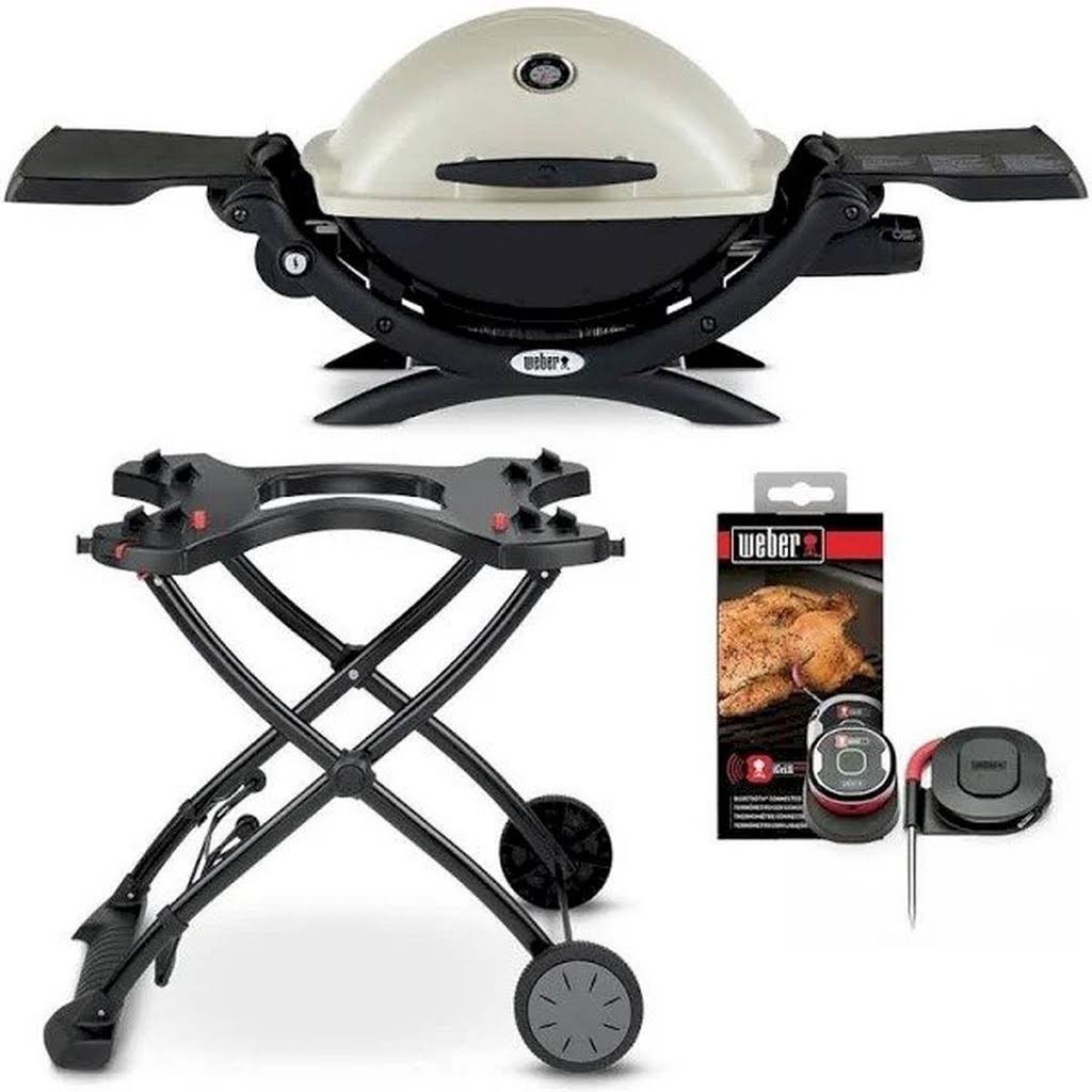 1-Burner Portable Propane Gas Grill with Rolling Cart R9210