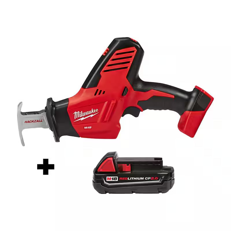 18V Cordless Reciprocating Saw with 2.0 Ah Battery D81197