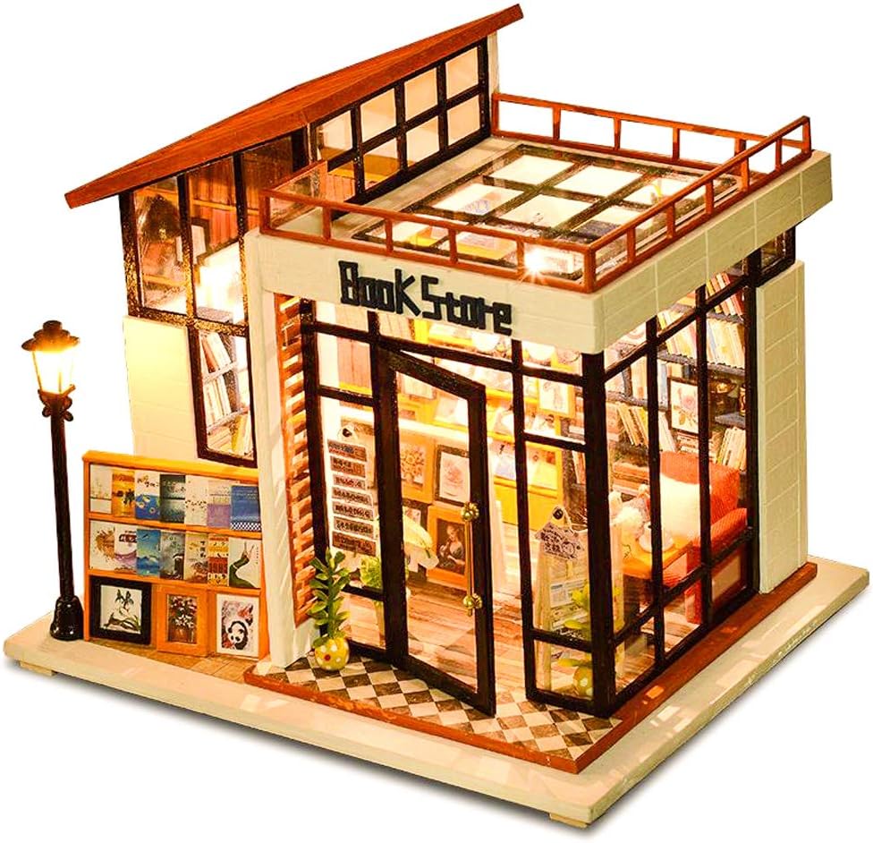 DIY Dollhouse Kit with Furniture, 1:24 Scale J63077