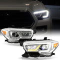 Chrome LED Projector Headlights B2317