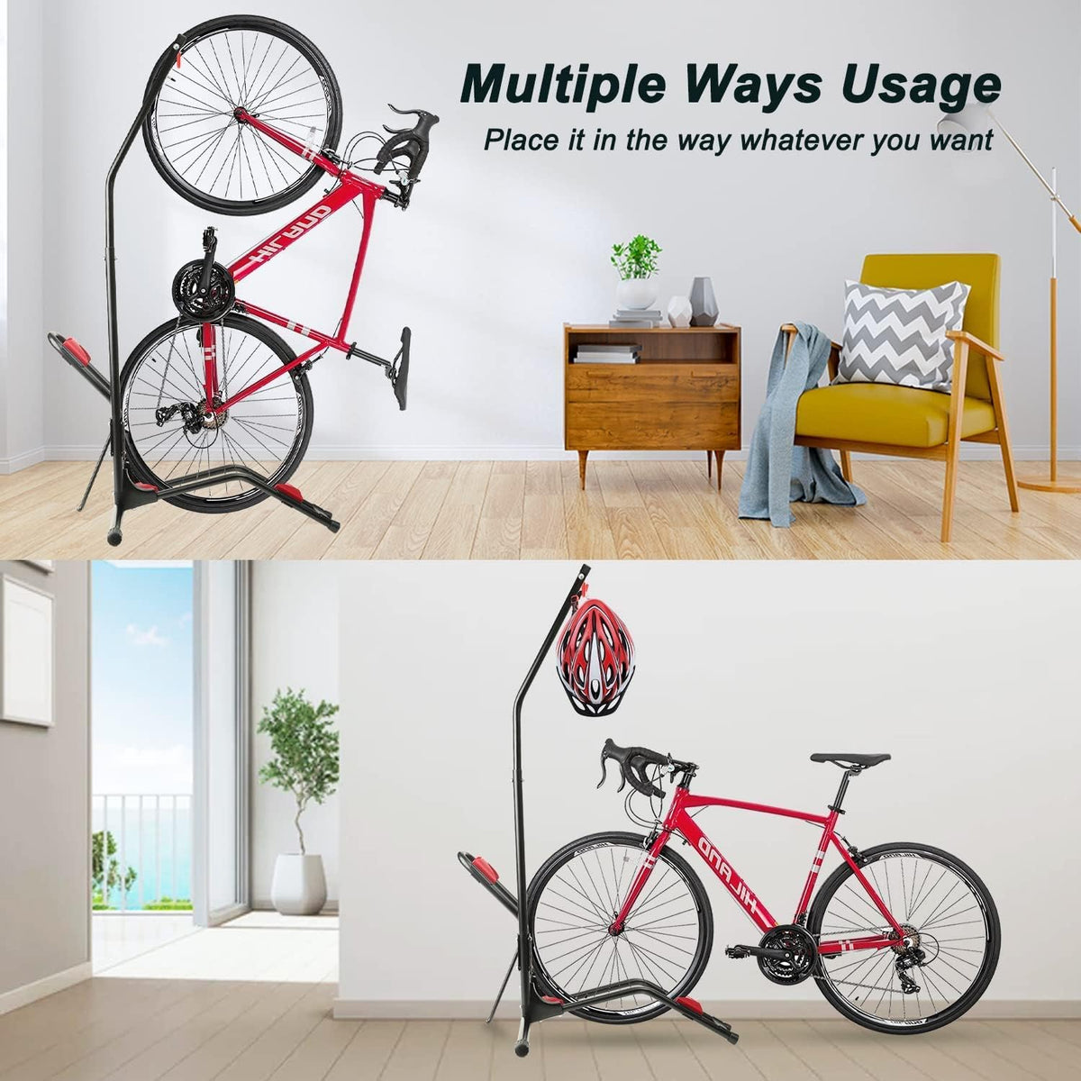 Vertical Bike Rack Stand Pack of 2 H746