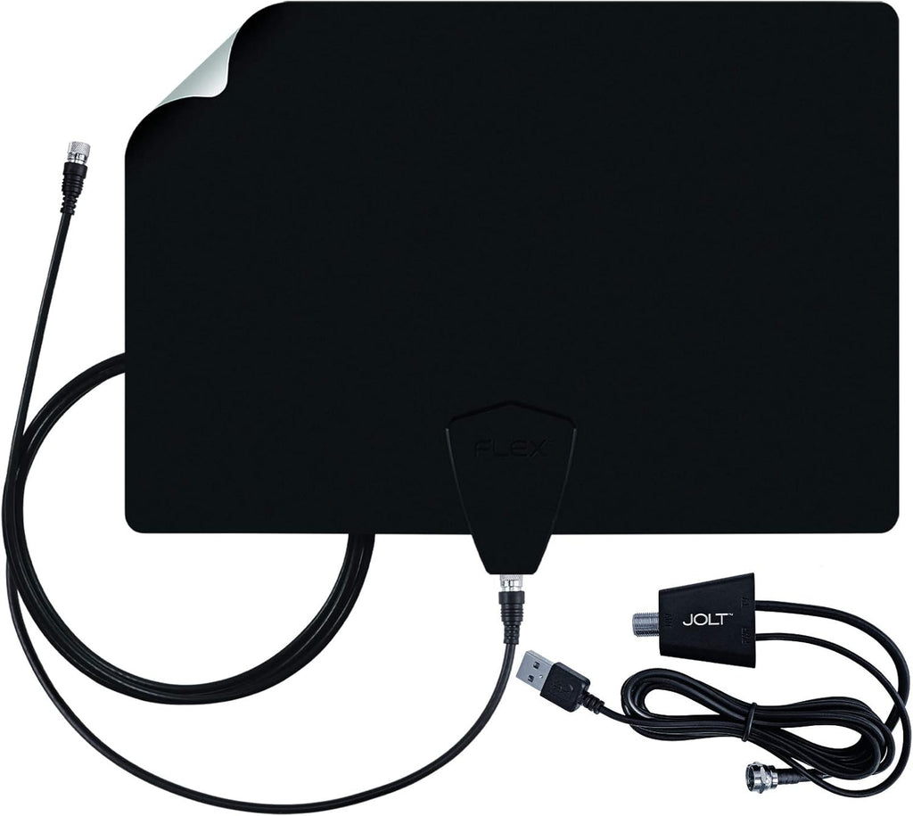 4K Ready Amplified TV Antenna with 12 ft. Coaxial Cable C653