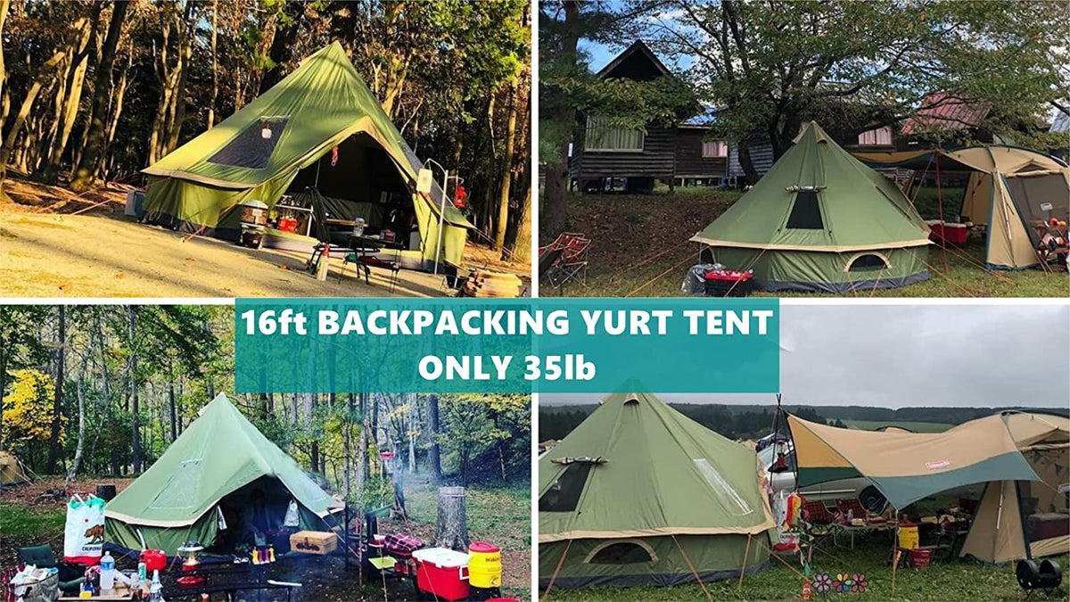 5m/16.4ft Waterproof Sun Shade Tent for Camping Z427