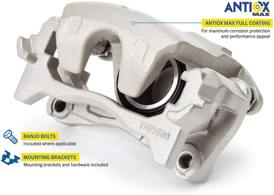Front Brake Kit Calipers Rotors Ceramic Pads S3872
