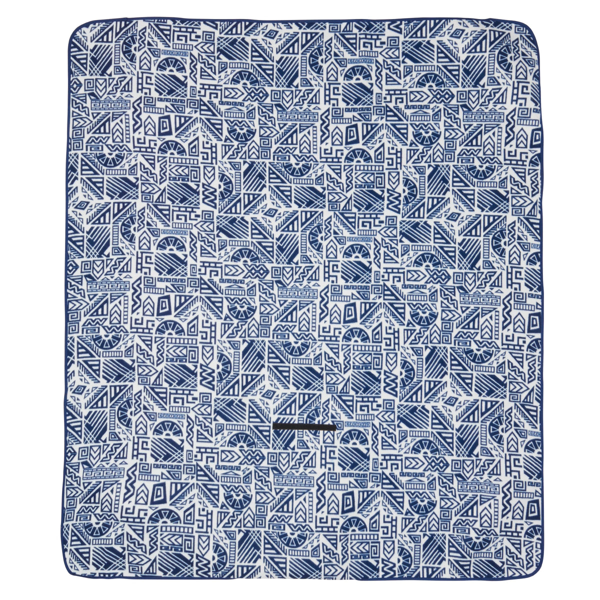 Blue Patterned Outdoor Blanket 60"x70" Z1252