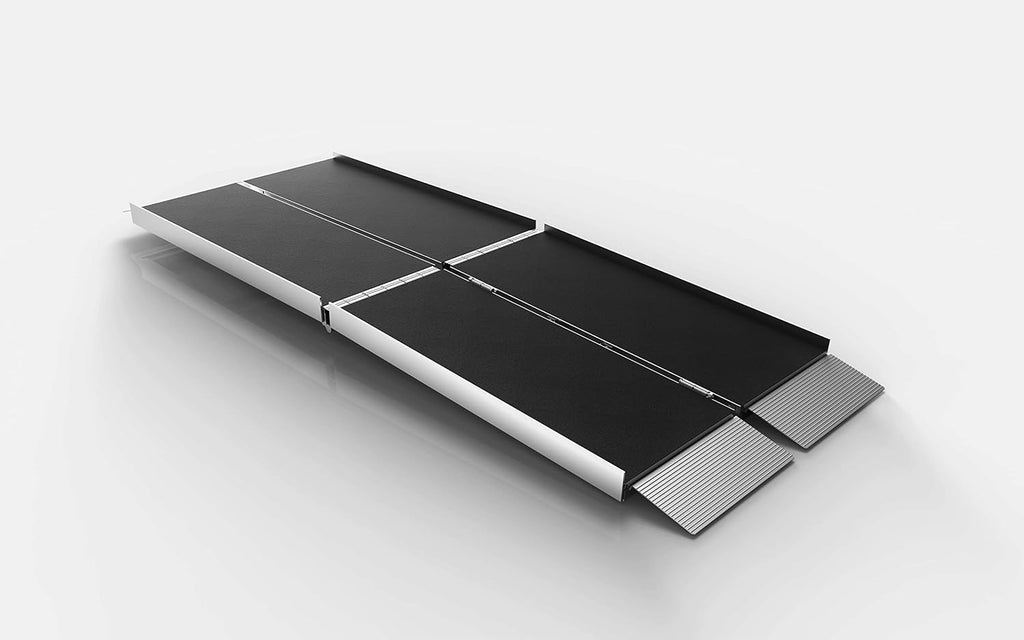 Suitcase Trifold Portable Ramp with Slip-Resistant Surface, 8 Foot Y2727