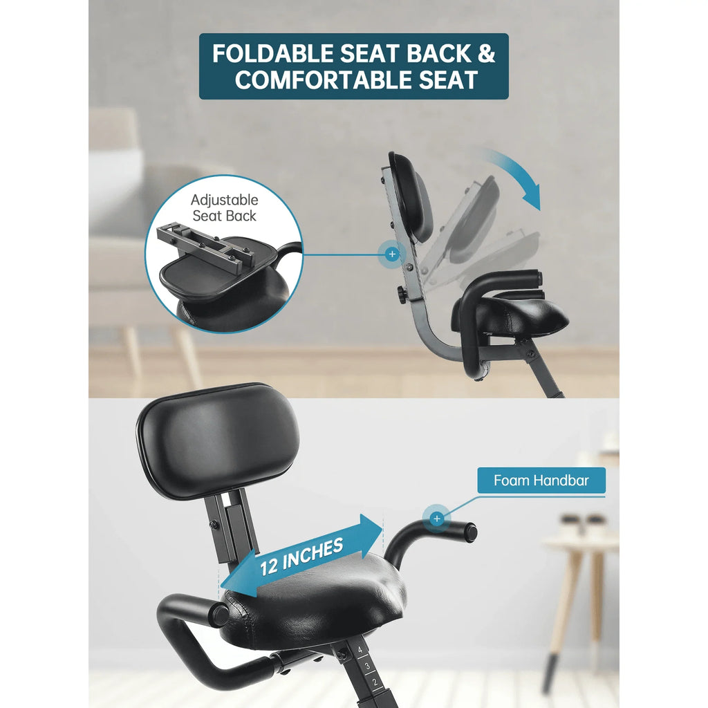 Folding Magnetic Stationary Exercise Bike H96057