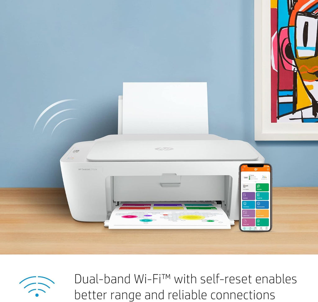 White Wireless All-in-One Color Inkjet Printer S84216