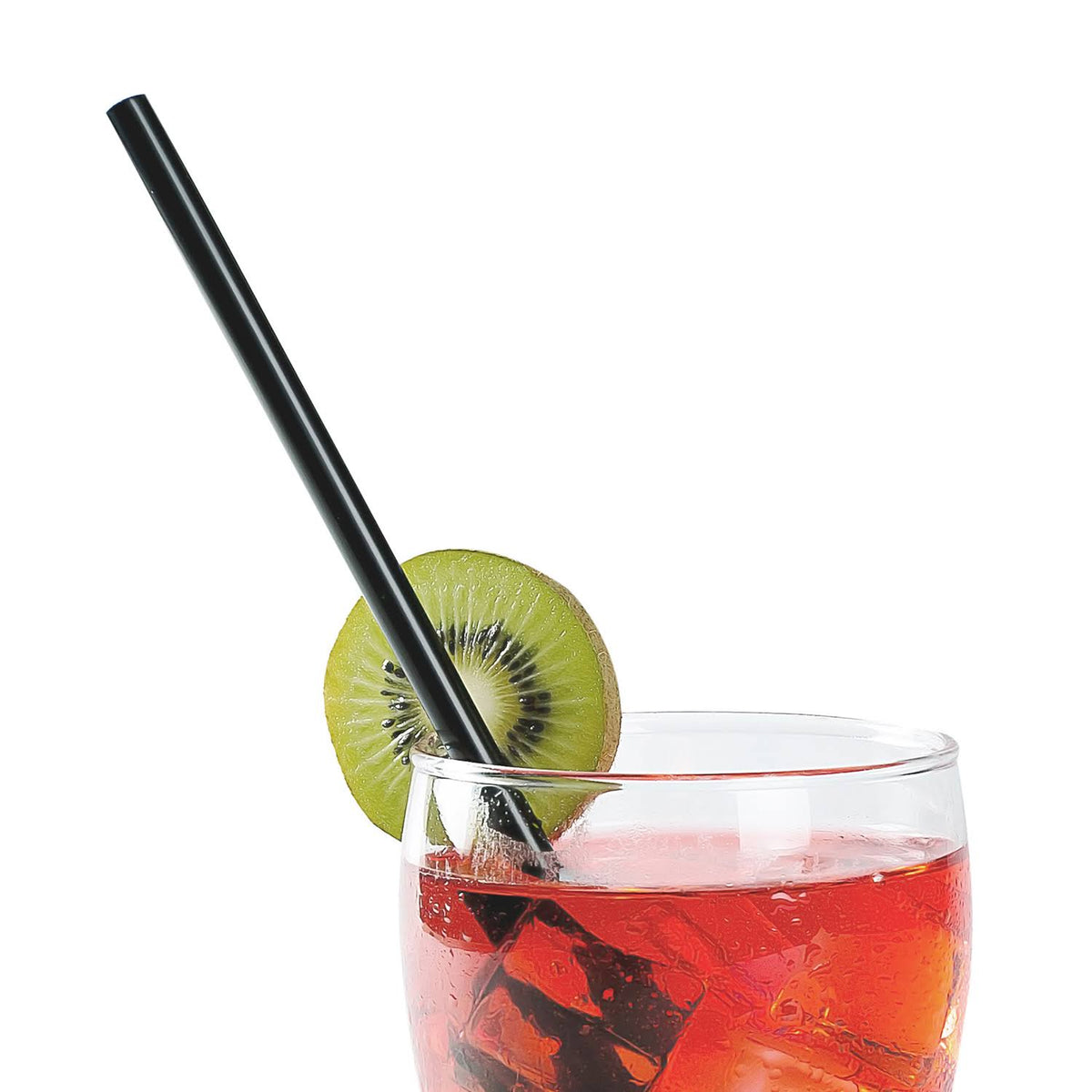 Black Unwrapped Straws, Case of 7200 F40471