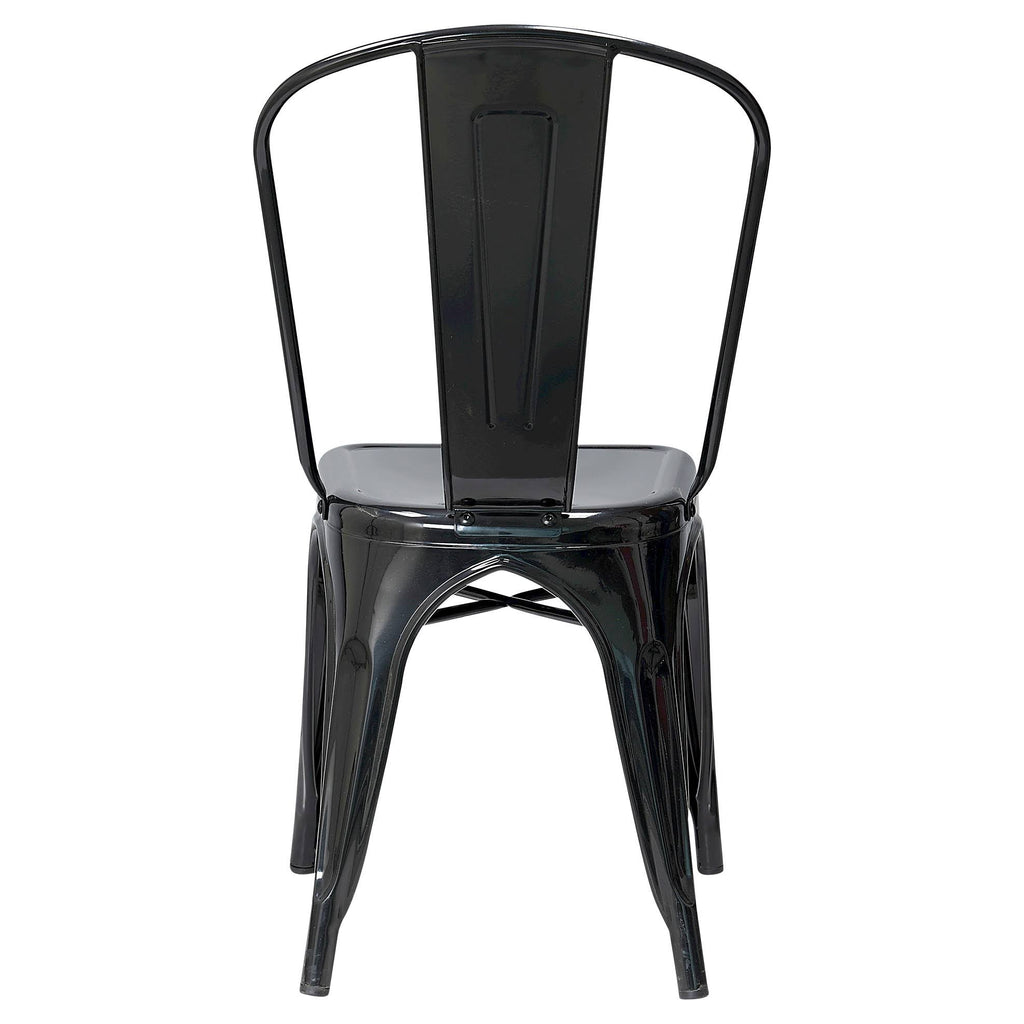 Black High Back Dining Chair Set of 2 E452083